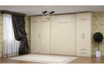 Комплект мебели со шкаф-кроватью трансформер Ратмир в Криводановке - krivodanovka.mebel54.com | фото